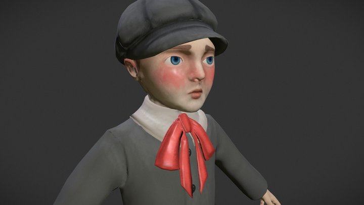 Leyendecker Child 3D Model