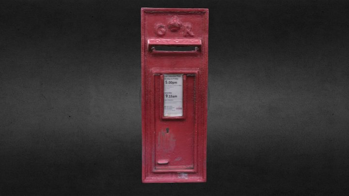 British Postbox 3D Model