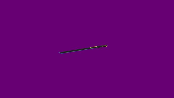 Cyber Katana 3D Model