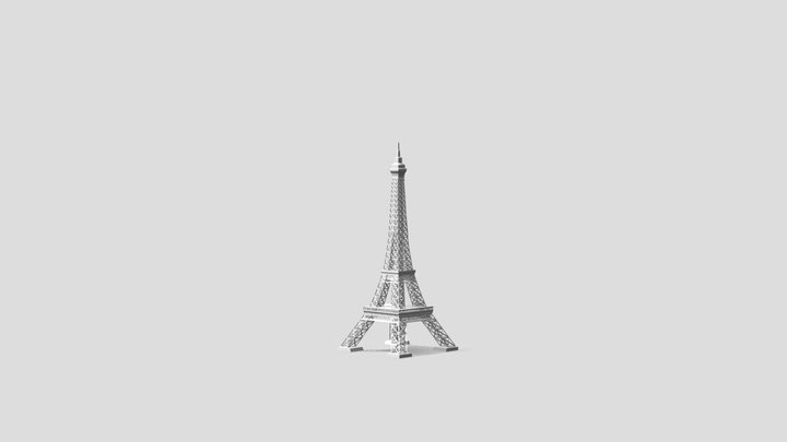 Eiffel tower 3D Model