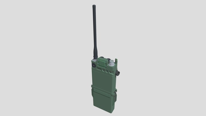 Andrey_Hw_detailing_radio station_PRC126 3D Model