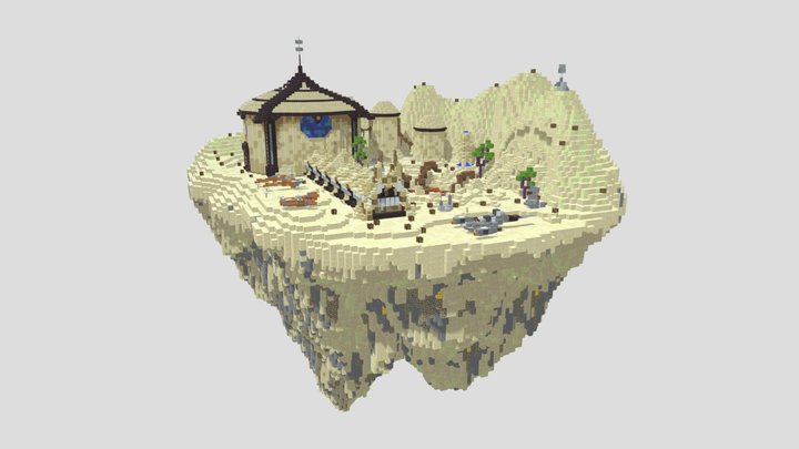 Tatooine Island 3D Model