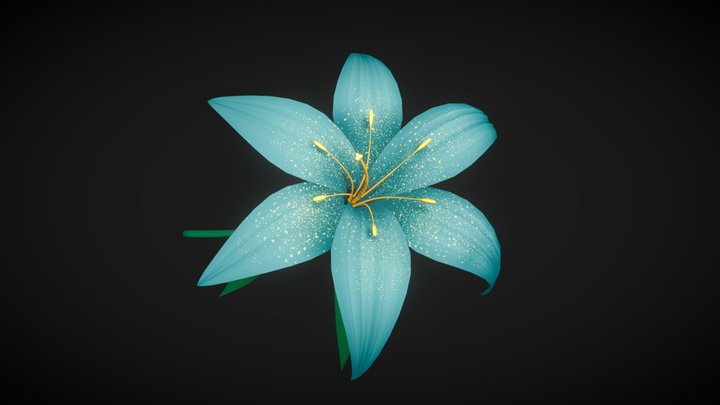 lily UVW 3D Model