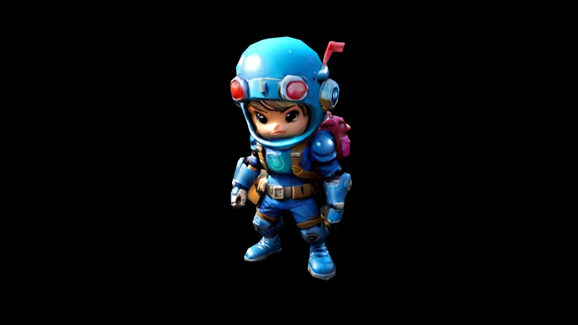 "Flora Bot Adventures The Electric Blue Flower A - Download Free 3D ...
