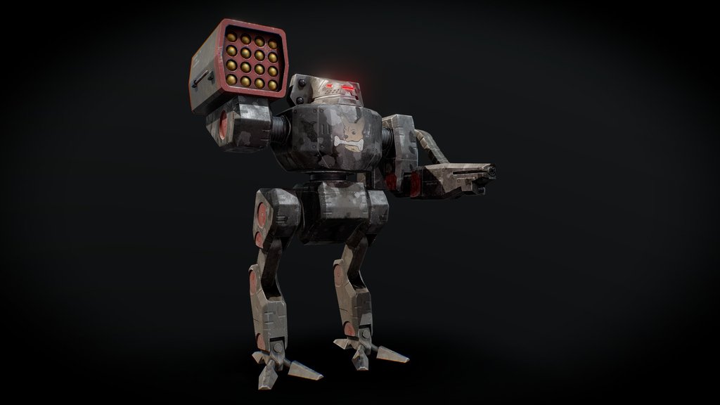 Combat Robot - Download Free 3D model by ilushandro (@ilushandro