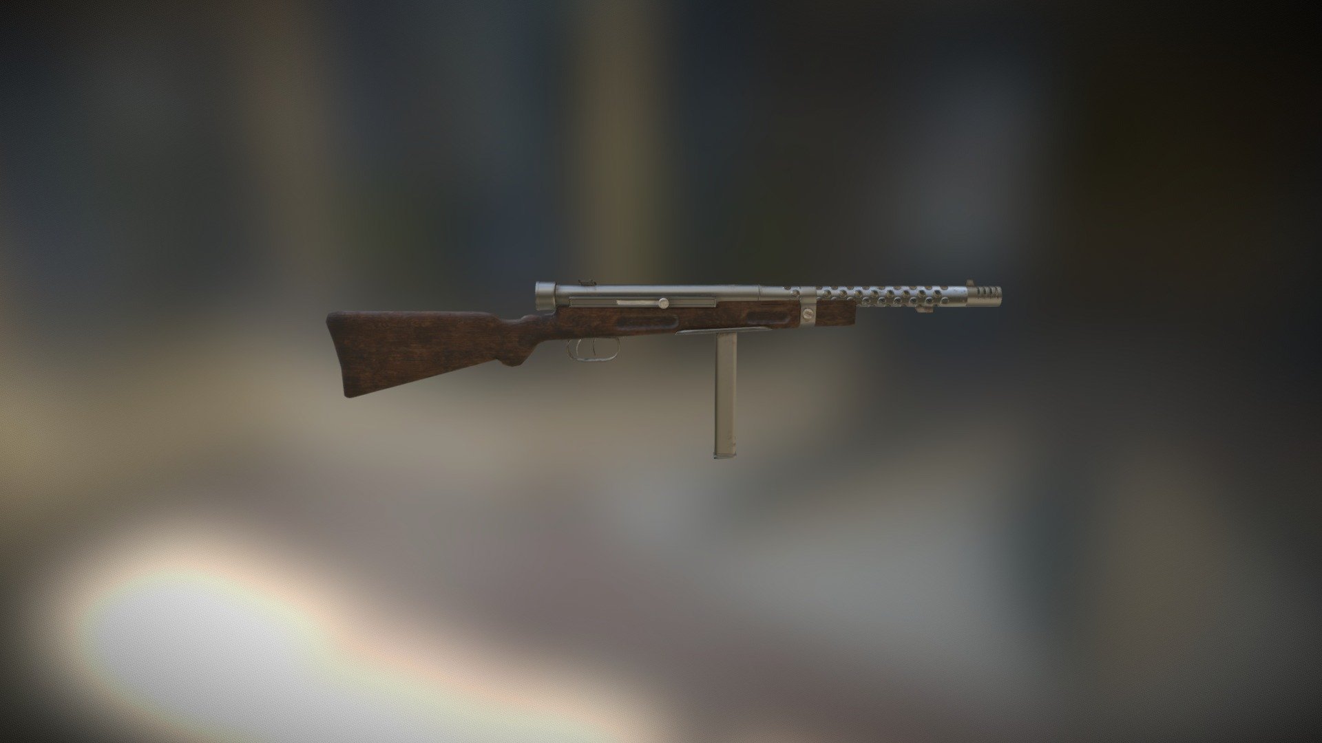 Beretta m38 - 3D model by aaron_bronders [2ef0f39] - Sketchfab