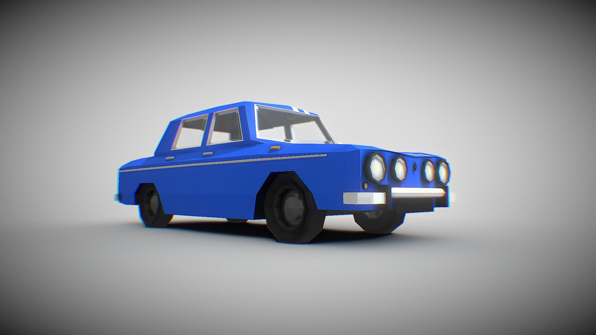 Renault R8 Gordini [Low Poly]