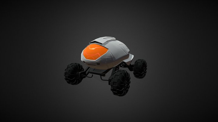All Terrain Mars Exploration Utility Unit 3D Model