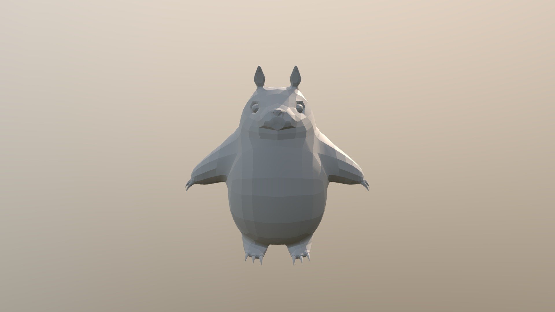 Retopo Totoro Ver 2