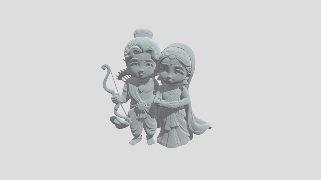Radha and Krishna in the Forest