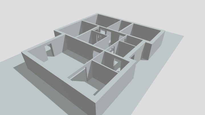House plan 3D Model