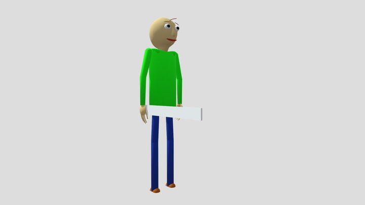 PC2 Baldi (Textures + Rig + Skins) Check Desc 3D Model