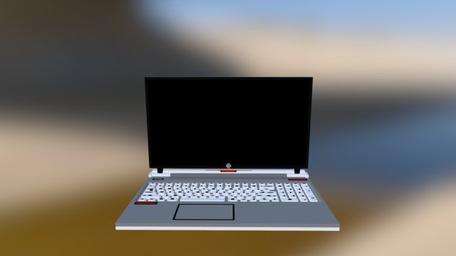 My HP Laptop 3D Model