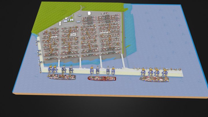 Gemalink International Port - Ver 3.0 3D Model