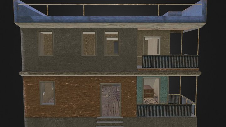 PUBG Mobile House 3D Model