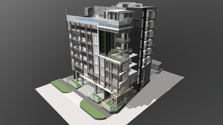 33 Residences @ Lorong 30 Geylang 3D Model
