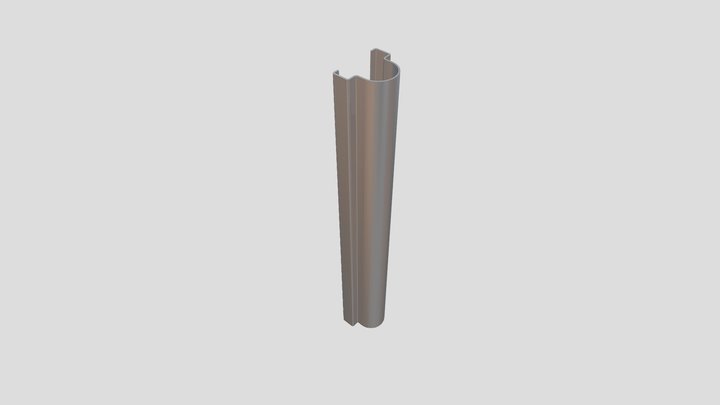 Tubo nuevo cierre entrelazado 3D Model