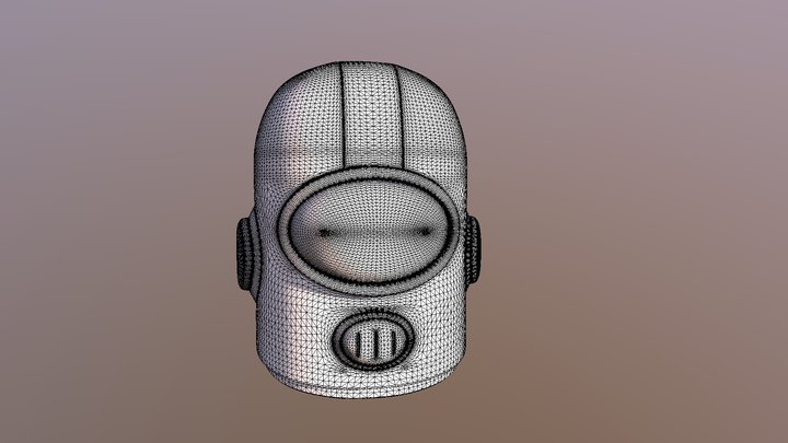 Gary GodSpeed Helmet Final Space 3D print model 3D Model