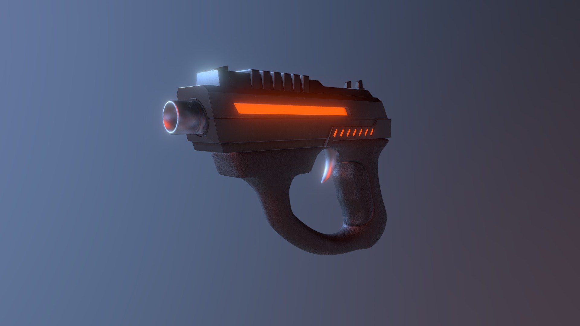 Scifi Pistol - 3D model by Johanna (@Juuhanna) [2efc87e] - Sketchfab