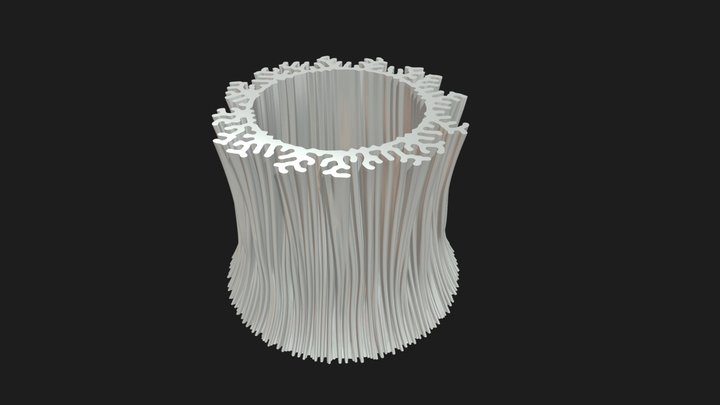 Fractal Planter 3D Model