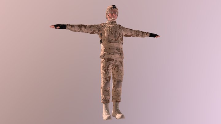 Soldier 3D Model