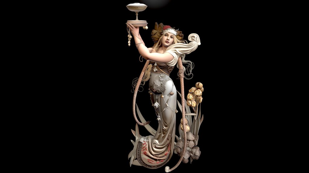 Mucha Figura - Art Decó
