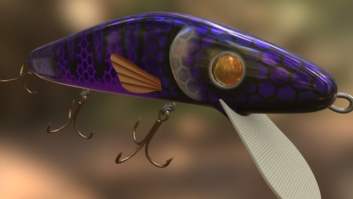 Crankbait 3D models - Sketchfab