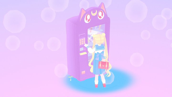 sailor moon 3D Model