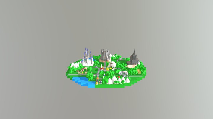 Blocking - Game HMM 3D Model