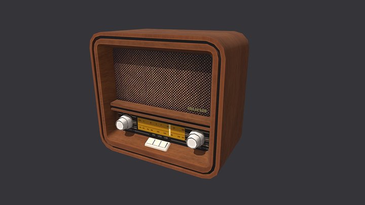 Vintage Radio – Auna Belle Epoque 1901 3D Model