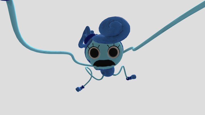 Blue mommy long legs 3D Model
