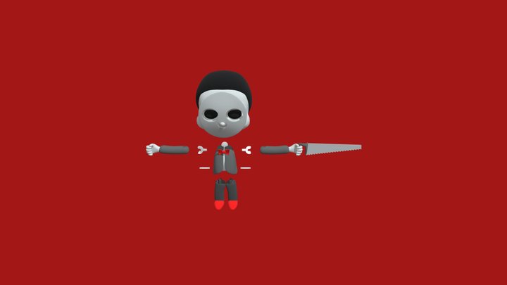 Jigsaw desarmado 3D Model