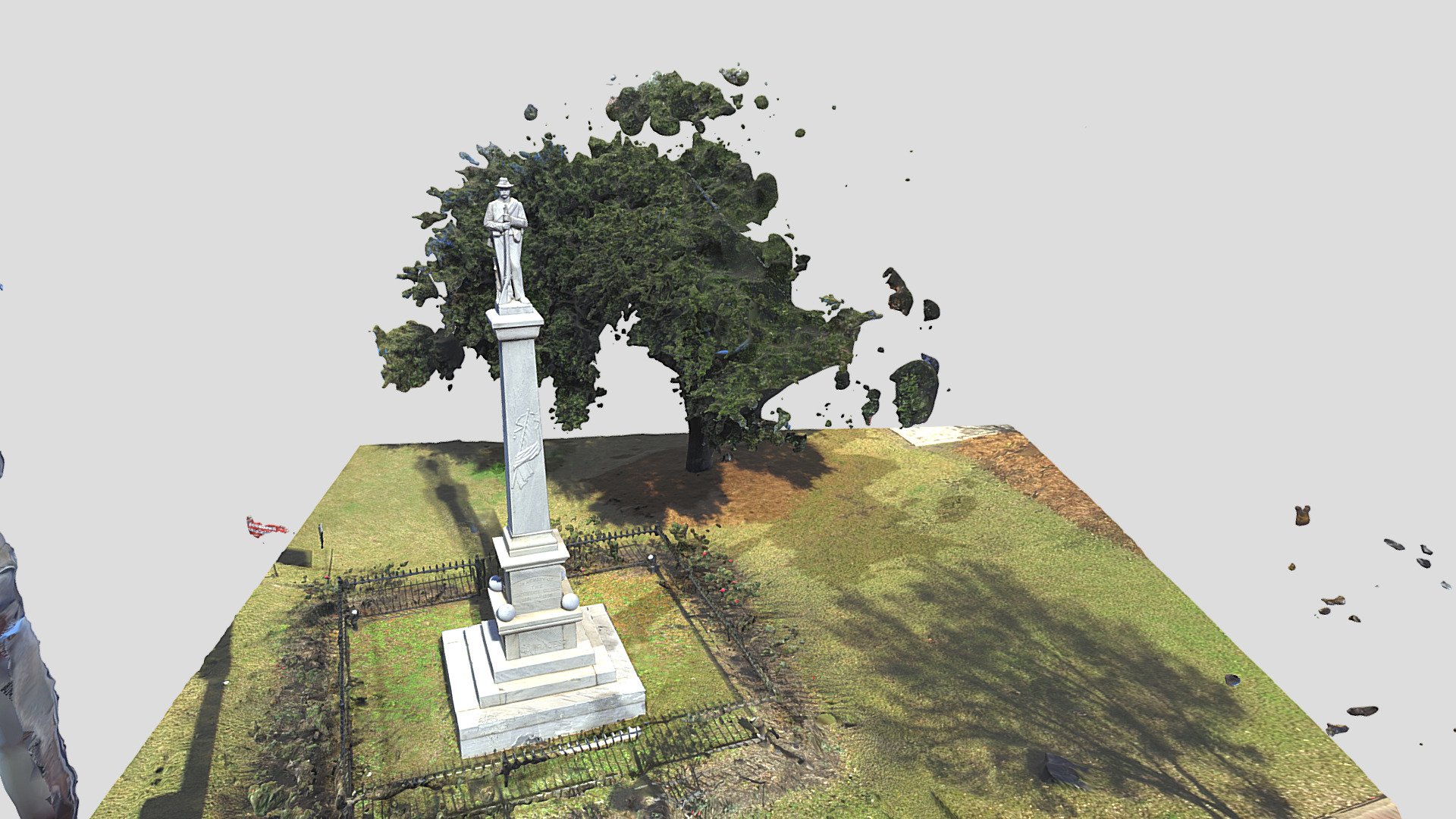 Statesboro Confederate Monument Download Free 3D model by ecthompson