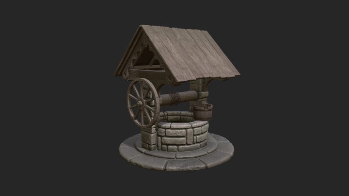 Stone Well 3D Model