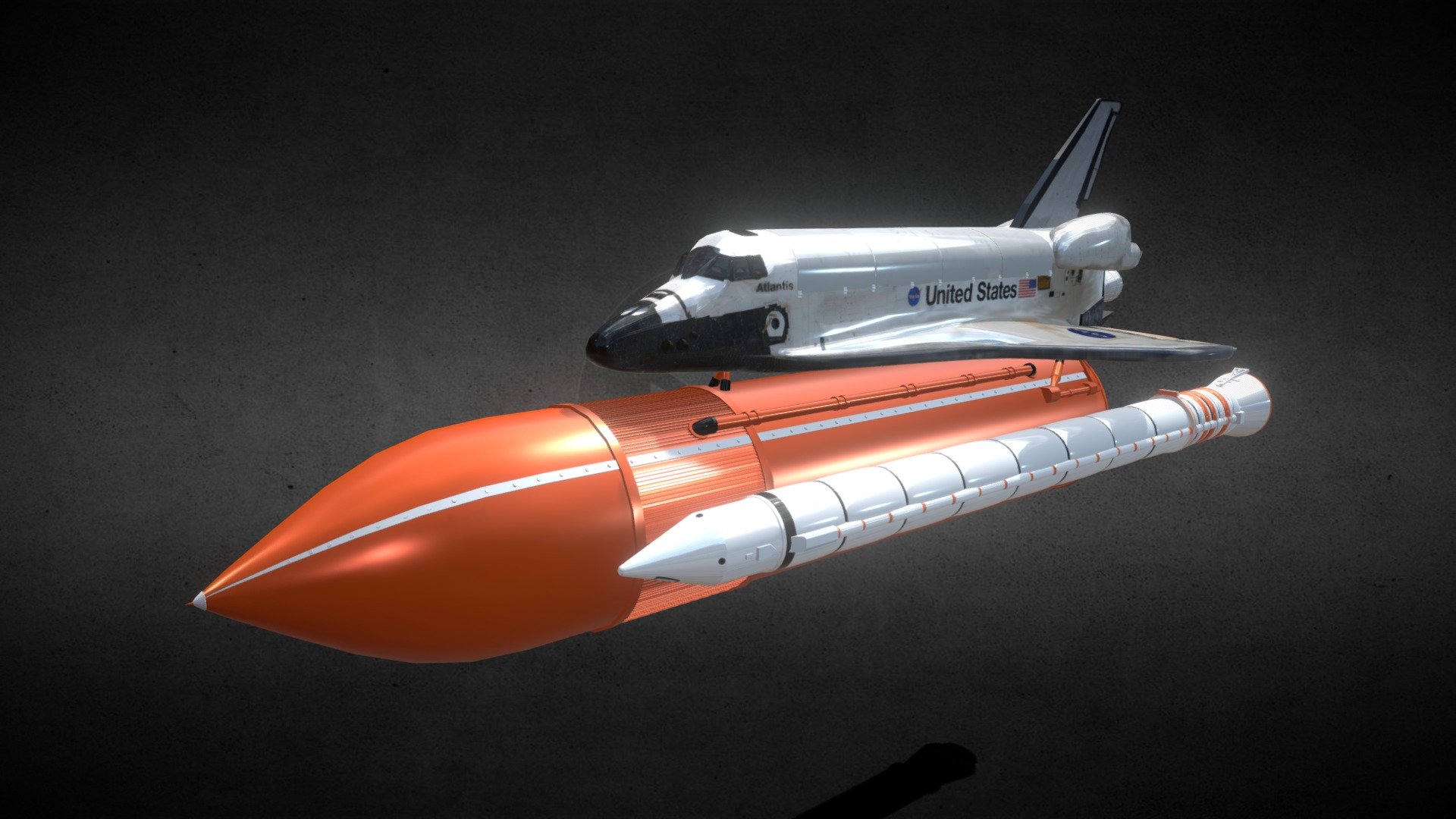 Space Shuttle Atlantis - Download Free 3D model by paburoviii [2f04130 ...