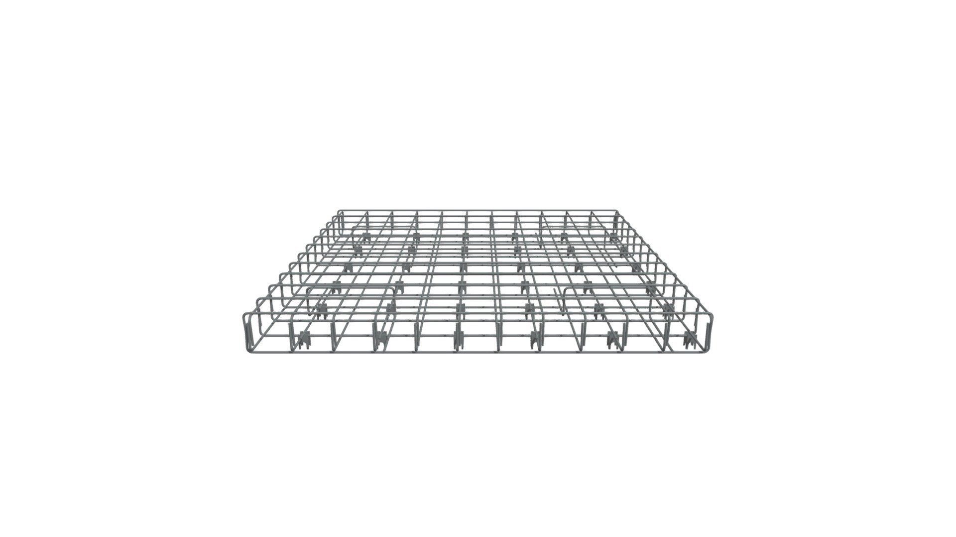 T2 for 2х2m cage with 40x40 pattern — Sketchfab embed 3D viewer
