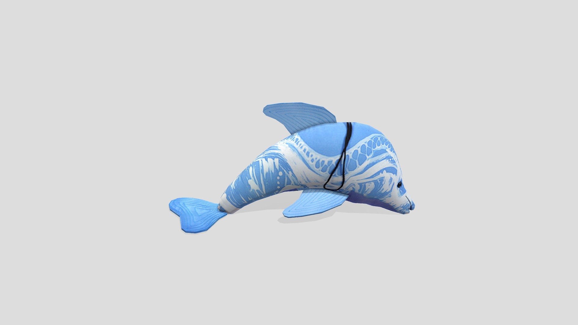Dolphin Soft Toy Blue