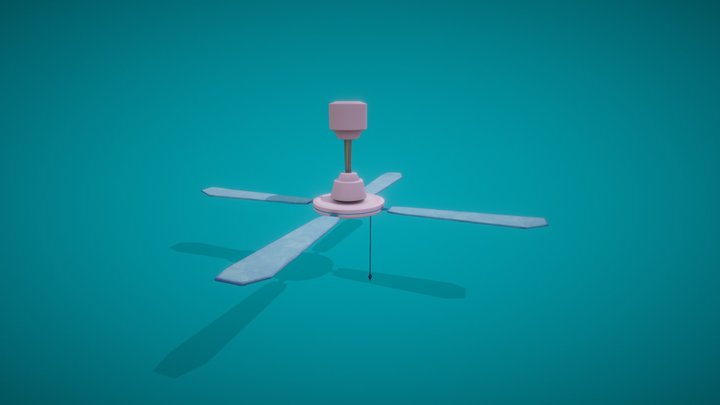 Fan | Ceiling fan | Game Asset 3D Model