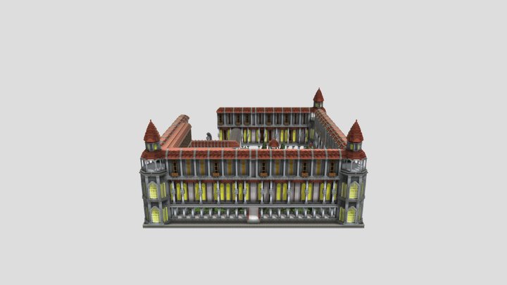 Red Structure Spawn - 250x250 3D Model