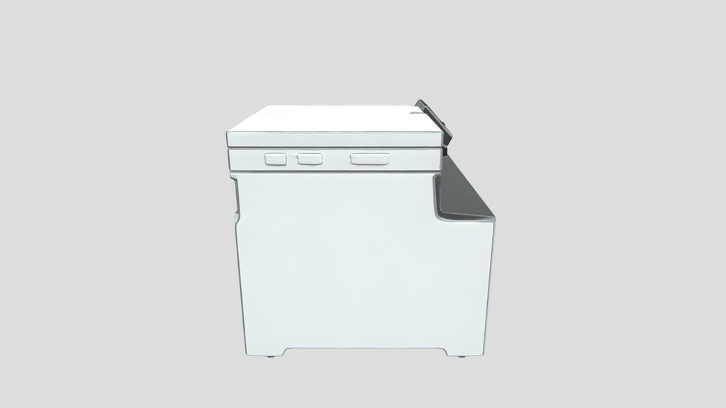 Office Printer 3d Model