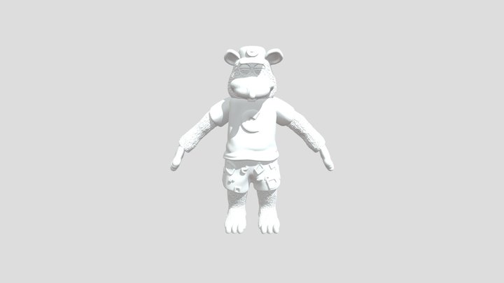 Cheese Mascot 3D Model