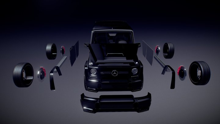 Mercedes-brabus2 3D Model