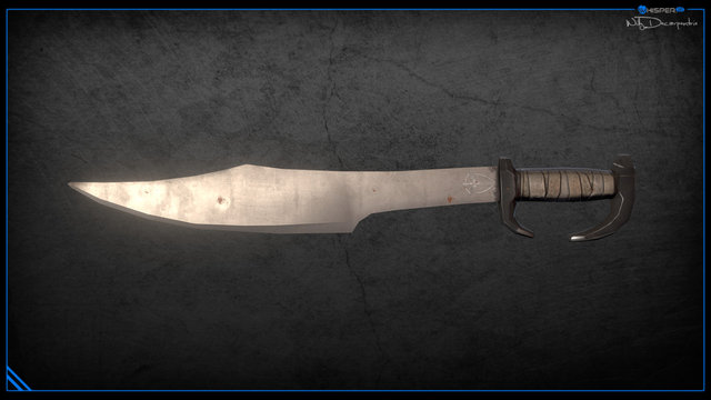Exotic sword – Kostenloses 3D-Modell STL
