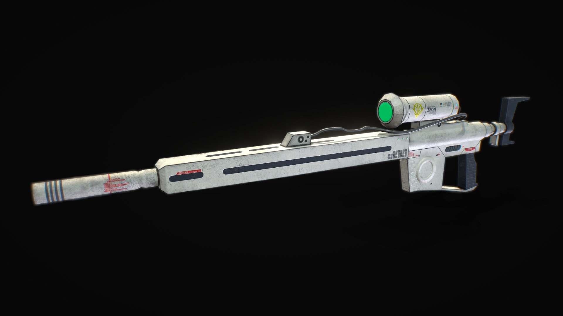イベント限定絶版レアＧＩＧＡガンダム００８３　BEAM RIFLE SYSTEM 🤖 MHW02-Prototype Gundam Beam rifle 3D print file・ STL