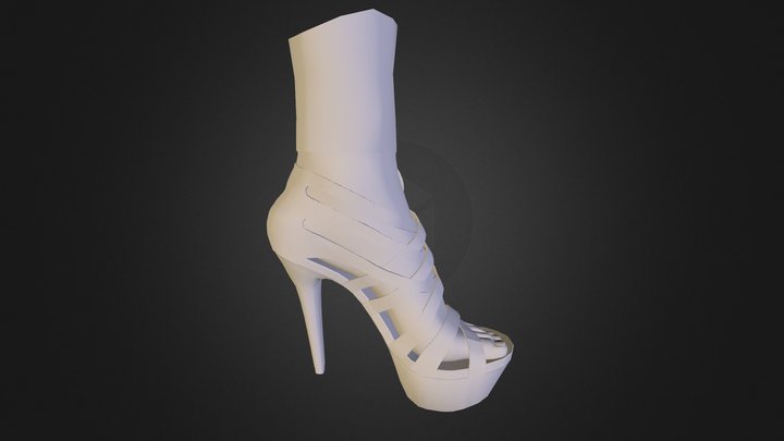 Straps_Ankle_Heels 3D Model