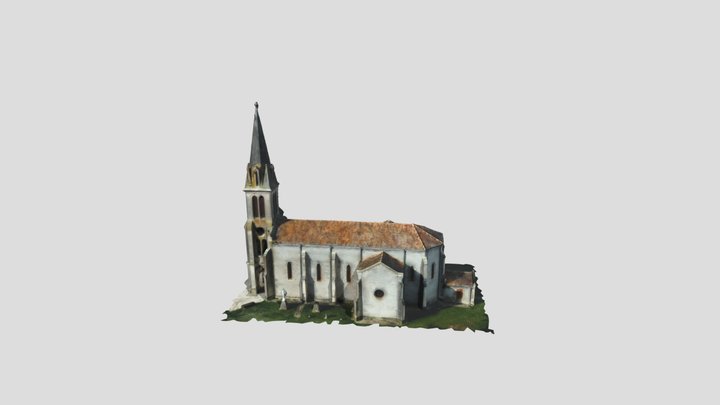 Eglise_Ledat 3D Model