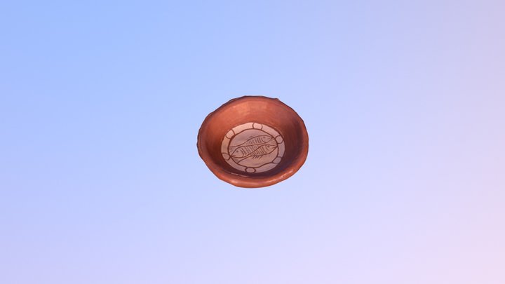 Ceramic dish 3D Model