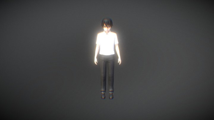Yandere-kun Little Unfinished 3D Model