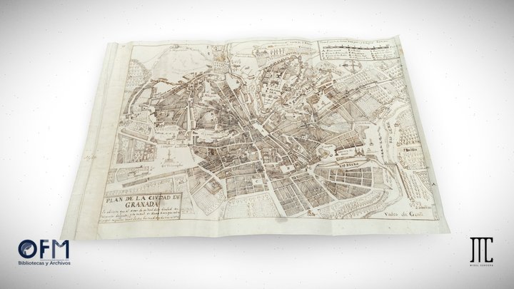 Plan de la Ciudad de Granada 3D Model