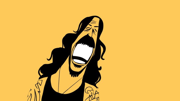 Dave Grohl speed Sculpt 3D Model